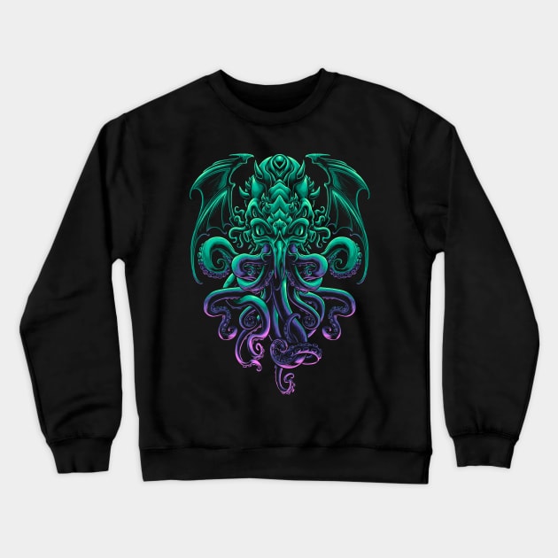 Cthulhu 2 Crewneck Sweatshirt by angoes25